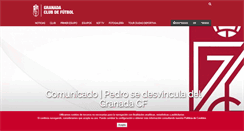 Desktop Screenshot of granadacf.es